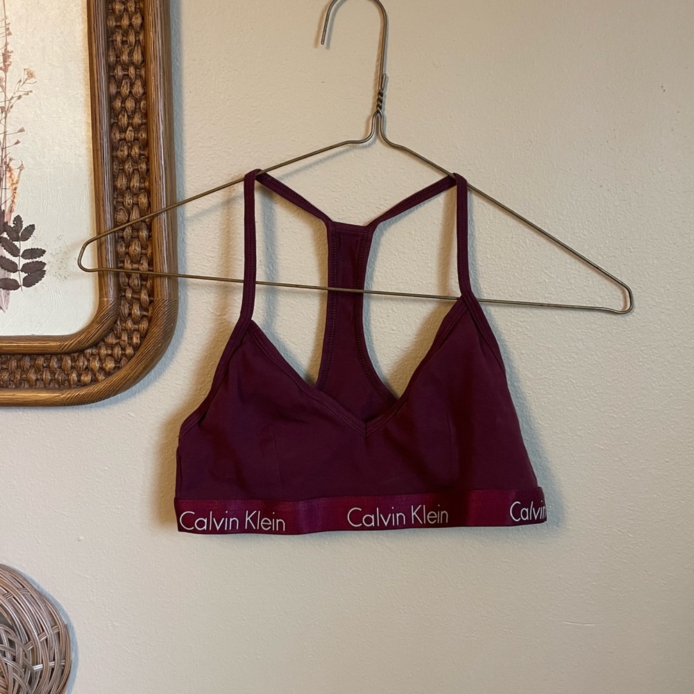 Maroon Bralette/Sports Bra